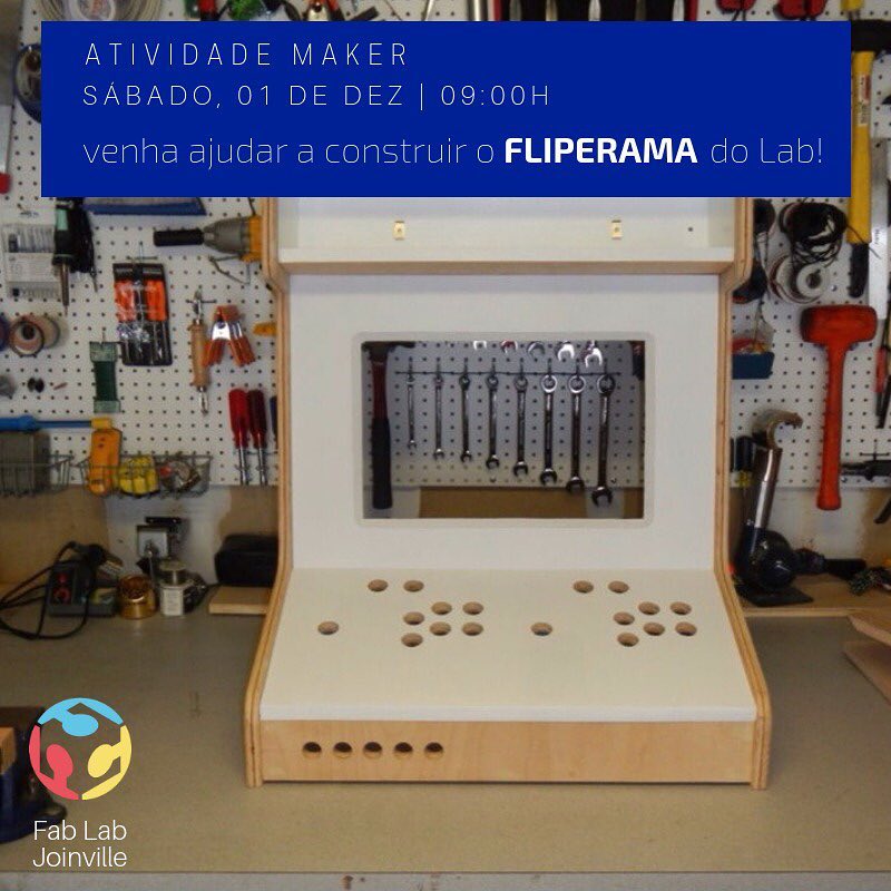 Workshop para Construir um Fliperama